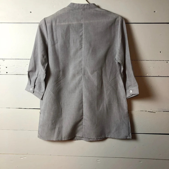 NWT ZANZEA  Gray and Blue Three Quarter Sleeve Blouse Bundle Size Small - Picture 3 of 5